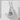 Onigiri Rice Ball Pendant, polished, front view on stone display