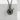 Takoyaki octopus ball pendant, black rhodium finish, on concrete block