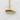 Bullet Train Pendant, gold vermeil, side profile on textured background