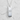 Kizuna Kanji Pendant, polished silver, front view on stone surface