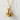 Sake Set Pendant, gold vermeil, front product view