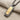 Close-up of the ancient Anatolian royal symbol engraved on the gold rectangular plaque of the silver pendant