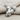 Grip Barbell Pendant, polished silver, angled view with chain