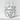 Ancient Medusa Face Ring, polished silver, front view with bright mirror finish