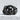 Two Headed Snake Skull Ring, black rhodium, front product photo
