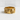 Viking Axe Skull Ring, gold vermeil, front angled view on concrete