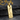 Per Aspera Ad Astra Pendant, gold vermeil, front view on stone