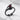 Lilith Hand Garnet Ring, black rhodium plated finish