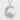 Crescent Moon Moth Pendant, polished silver, front view on white background
