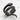 Lilith Snake Ring, black rhodium, full view of coiled serpent band