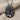 Birth Flower Bouquet Medallion Pendant, black rhodium plated product photo