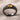 Chrysanthemum Citrine Ring in black rhodium plated finish, product photo