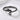 Dragon wrap ring, black rhodium, front view on textured white surface