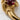 Dragon Claw Gemstone Pendant, gold vermeil, close-up of dragon claw and stone