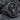 Saint Hubert Signet Ring in black rhodium plated finish, front view
