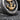Navy Chief Signet Ring, oxidized, close-up of fouled anchor and text