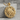 Crown of Thorns Medallion Pendant, gold vermeil, product photo on stone