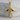 Angel Infinity Pendant, gold vermeil, product photo resting on stone