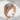 Dragon Claw Labradorite Ring, rose gold, product photo on stone base