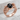 Double Dragon Guardian Ring, rose gold finish, product photo on stone base