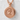 Viking Drakkar Dragon Pendant, rose gold, product photo on stone