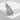 Dragon Wing Cuff Earring in polished silver, angled product view