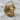 Thorn Crowned Jesus Ring, gold vermeil finish on stone surface