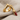 Zombie Claw Ring, gold vermeil, angled product photo