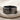 Capricorn Constellation Ring, black rhodium, angled product view on fabric