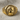 Greek Goddess Ring, gold vermeil, angled view showing polished golden surface