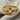 Orthodox Prayer Cross Ring, gold vermeil, front angled view