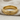 Rope Wedding Ring, gold vermeil, angled view on fabric