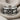 Taurus Zodiac Sign Ring, oxidized silver, front angle view on linen