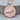 Air Force Fighter Jet Pendant, rose gold plated, studio product photo