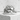 Interlocking holding hands ring in polished silver, front view
