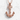 Gothic Anchor Pendant, rose gold, product photo front view