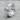 Elephant parade ring, polished silver, angled product view