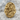 Rock climber ring, yellow gold vermeil finish, front view