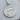 Alaska State Seal Pendant, polished silver, angled product photo