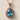 Filigree Teardrop Pendant, rose gold, studio product display photo