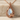 Wire Wrapped Moonstone Leaf Pendant, rose plated silver, front product view