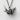 Origami Crane Pendant, oxidized silver, product photo on white