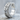 Chevron Hoop Earring, polished, product photo on stone