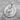 Aphrodite Medallion Pendant, polished silver, angled front view