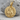 Zeus Thunderbolt Medallion Pendant, gold vermeil, product photo