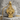 Pokrov Crucifix Pendant, gold vermeil, front product photo