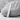 Ave Maria Prayer Bar Pendant, polished silver, front product view on chain