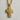 Latin Cross Stepped Pendant, gold vermeil, front product photo