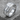 Three Bar Cross Ring, polished silver, angled product photo