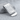 Crocodile Scale Money Clip, polished, angled studio product photo